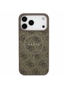 Guess Guess PU Leather 4G Colored Ring MagSafe Zadní Kryt pro iPhone 17 Pro Max Brown