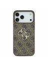 Guess Guess PU 4G Metal Logo Zadní Kryt pro iPhone 17 Pro Max Brown