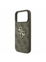 Guess Guess PU 4G Metal Logo Zadní Kryt pro iPhone 17 Pro Max Brown