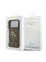 Guess Guess PU 4G Metal Logo Zadní Kryt pro iPhone 17 Pro Max Brown