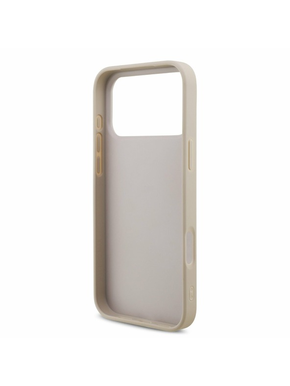 Guess Guess PU 4G Metal Logo Zadní Kryt pro iPhone 17 Pro Max Pink