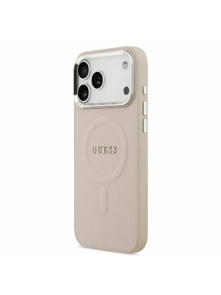 Guess Guess PU Saffiano MagSafe Zadní Kryt pro iPhone 17 Pro Max Pink