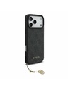 Guess Guess 4G Charm MagSafe Zadní Kryt pro iPhone 17 Pro Max Tone on Tone Grey