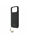 Guess Guess 4G Charm MagSafe Zadní Kryt pro iPhone 17 Pro Max Tone on Tone Grey