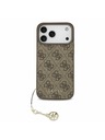Guess Guess 4G Charm MagSafe Zadní Kryt pro iPhone 17 Pro Max Tone on Tone Brown
