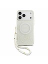 Guess Guess IML Flowers Allover Strap MagSafe Zadní Kryt pro iPhone 17 Pro Max White