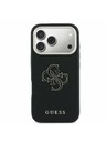Guess Guess PU Resin Logo Zadní Kryt pro iPhone 17 Pro Max Black