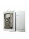 Guess Guess PU 4G Metal Logo Strap Zadní Kryt pro iPhone 17 Pro Max Brown
