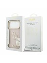 Guess Guess PU Grained 4G Logo Stand Camera Frame Zadní Kryt pro iPhone 17 Pro Max Pink
