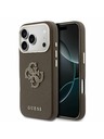 Guess Guess PU Resin Logo Zadní Kryt pro iPhone 17 Pro Max Brown
