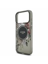 Guess Guess IML Flowers Strap MagSafe Zadní Kryt pro iPhone 17 Pro Max Black