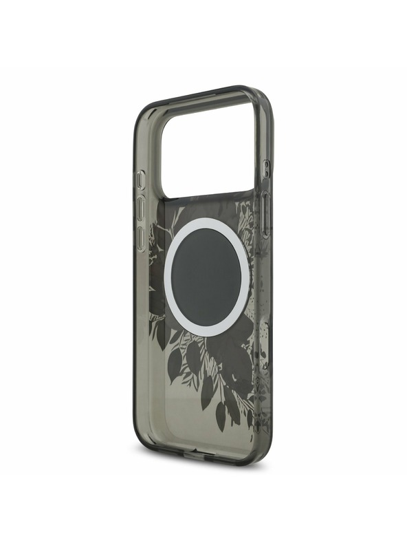 Guess Guess IML Flowers Strap MagSafe Zadní Kryt pro iPhone 17 Pro Max Black