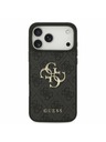 Guess Guess PU 4G Metal Logo Zadní Kryt pro iPhone 17 Pro Max Grey