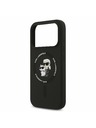 Karl Lagerfeld Karl Lagerfeld Liquid Silicone Karl and Choupette MagSafe Zadní Kryt pro iPhone 17 Pro Max Black