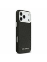 Karl Lagerfeld Karl Lagerfeld Grained PU Repeated Logo MagSafe Zadní Kryt pro iPhone 17 Pro Max Black