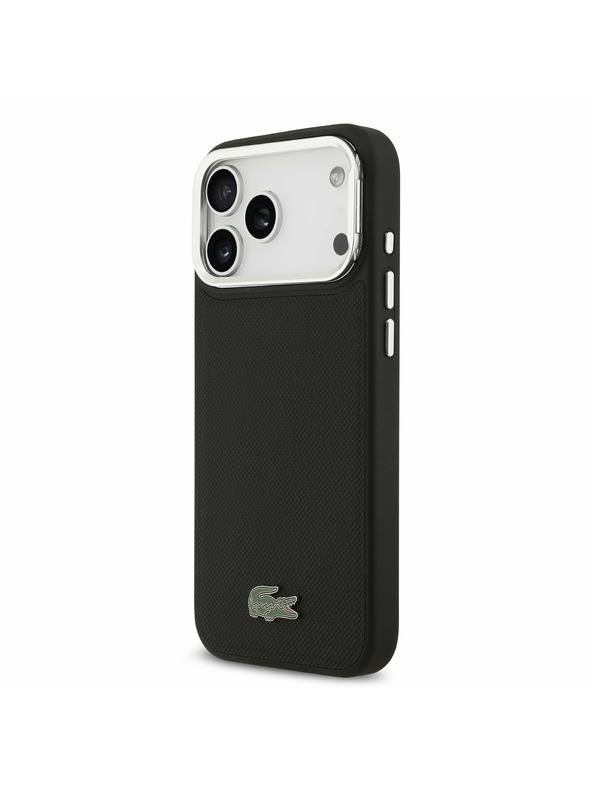 Lacoste Lacoste Iconic Petit Pique Camera Stand MagSafe Zadní Kryt pro iPhone 17 Pro Max Black