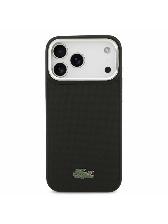 Lacoste Lacoste Iconic Petit Pique Camera Stand MagSafe Zadní Kryt pro iPhone 17 Pro Max Black