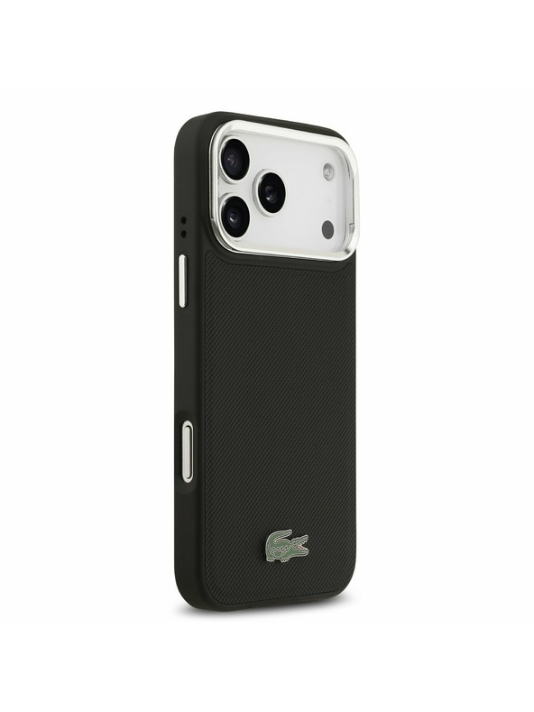Lacoste Lacoste Iconic Petit Pique Camera Stand MagSafe Zadní Kryt pro iPhone 17 Pro Max Black