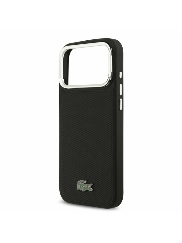 Lacoste Lacoste Iconic Petit Pique Camera Stand MagSafe Zadní Kryt pro iPhone 17 Pro Max Black