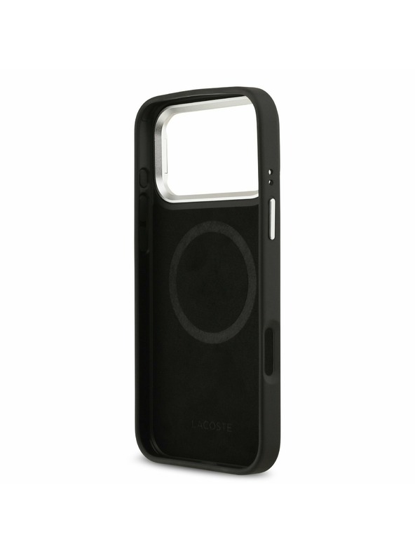 Lacoste Lacoste Iconic Petit Pique Camera Stand MagSafe Zadní Kryt pro iPhone 17 Pro Max Black