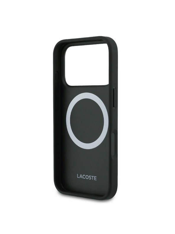 Lacoste Lacoste PVC Blend MagSafe Zadní Kryt + Peněženka pro iPhone 17 Pro Max Brown