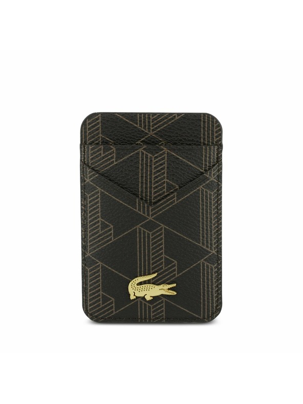 Lacoste Lacoste PVC Blend MagSafe Zadní Kryt + Peněženka pro iPhone 17 Pro Max Brown