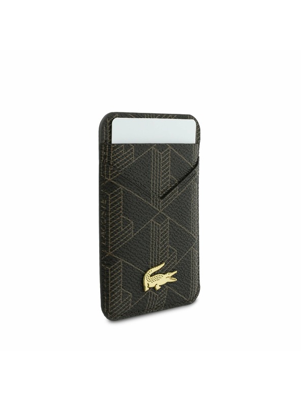 Lacoste Lacoste PVC Blend MagSafe Zadní Kryt + Peněženka pro iPhone 17 Pro Max Brown