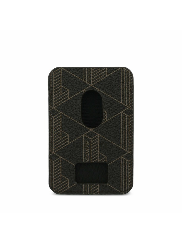 Lacoste Lacoste PVC Blend MagSafe Zadní Kryt + Peněženka pro iPhone 17 Pro Max Brown