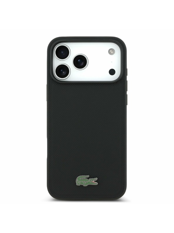 Lacoste Lacoste Iconic Petit Pique MagSafe Zadní Kryt + Peněženka pro iPhone 17 Pro Max Black