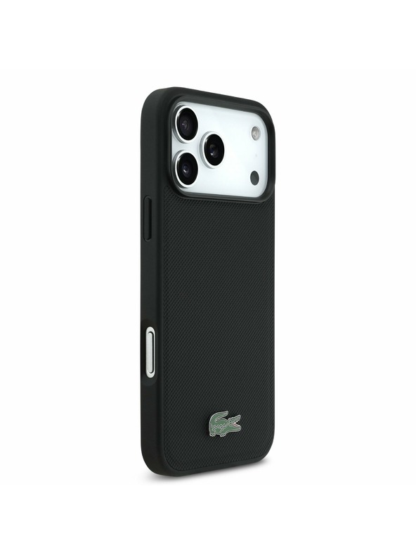 Lacoste Lacoste Iconic Petit Pique MagSafe Zadní Kryt + Peněženka pro iPhone 17 Pro Max Black