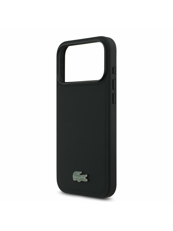 Lacoste Lacoste Iconic Petit Pique MagSafe Zadní Kryt + Peněženka pro iPhone 17 Pro Max Black