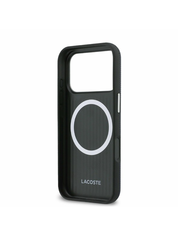 Lacoste Lacoste PVC Petit Pique Semi Wrap MagSafe Kryt pro iPhone 17 Pro Max Navy