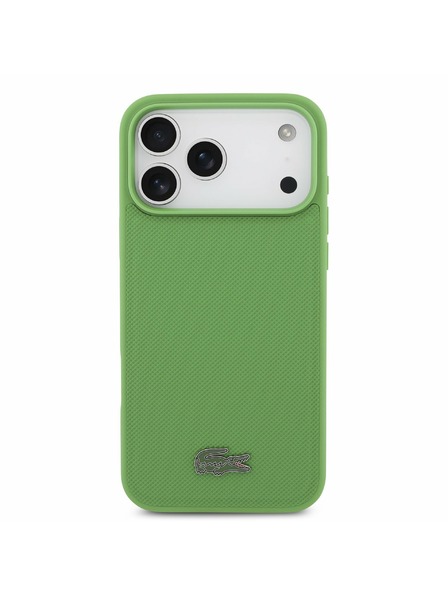 Lacoste Lacoste Iconic Petit Pique MagSafe Zadní Kryt + Peněženka pro iPhone 17 Pro Max Green