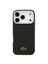 Lacoste Lacoste PVC Iconic Petit Pique Metal Logo MagSafe Zadní Kryt pro iPhone 17 Pro Max Black