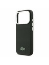 Lacoste Lacoste PVC Iconic Petit Pique Metal Logo MagSafe Zadní Kryt pro iPhone 17 Pro Max Black