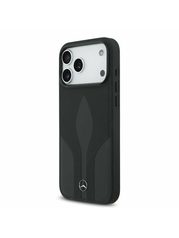 Mercedes Mercedes Leather The Move MagSafe Zadní Kryt pro iPhone 17 Pro Max Black