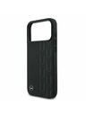 Mercedes Mercedes Leather Laurel Leaves MagSafe Zadní Kryt pro iPhone 17 Pro Max Black
