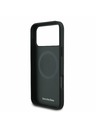 Mercedes Mercedes Leather Laurel Leaves MagSafe Zadní Kryt pro iPhone 17 Pro Max Black