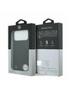 Mercedes Mercedes Leather Laurel Leaves MagSafe Zadní Kryt pro iPhone 17 Pro Max Black
