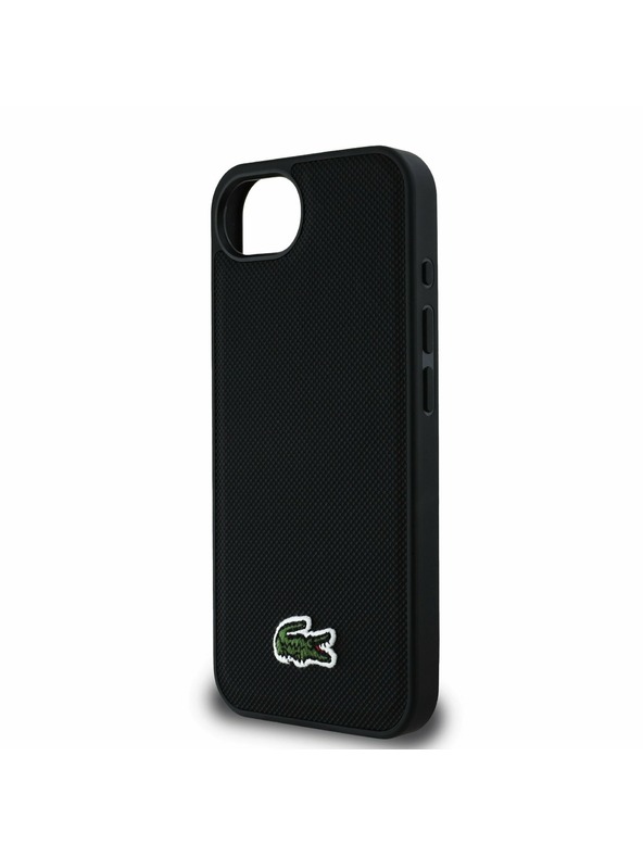 Lacoste Lacoste Iconic Petit Pique Woven Logo MagSafe Zadní Kryt pro iPhone 16e/17e Black