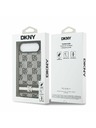 DKNY DKNY PU Leather Checkered Pattern and Stripe Zadní Kryt pro iPhone Air Black