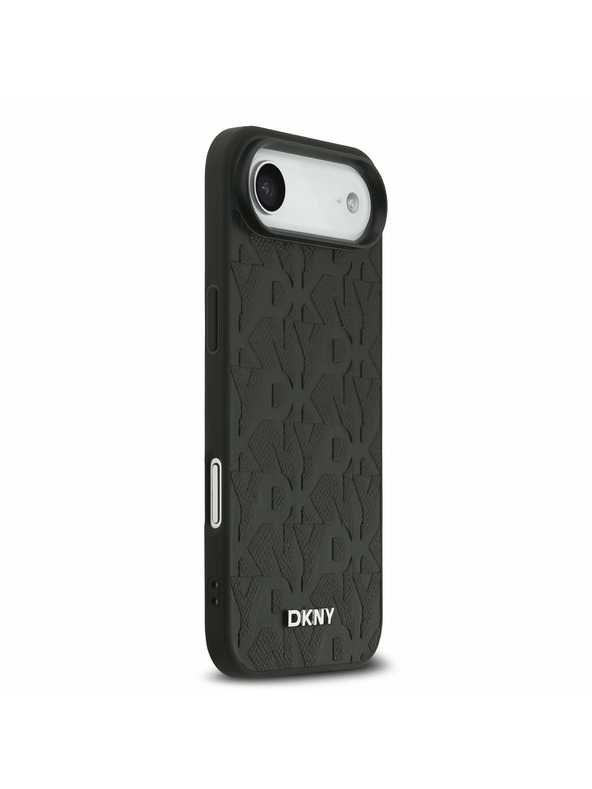 DKNY DKNY PU Leather Grid Pattern Magsafe Zadní Kryt pro iPhone Air Black