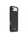 DKNY DKNY PU Leather Grid Pattern Magsafe Zadní Kryt pro iPhone Air Black