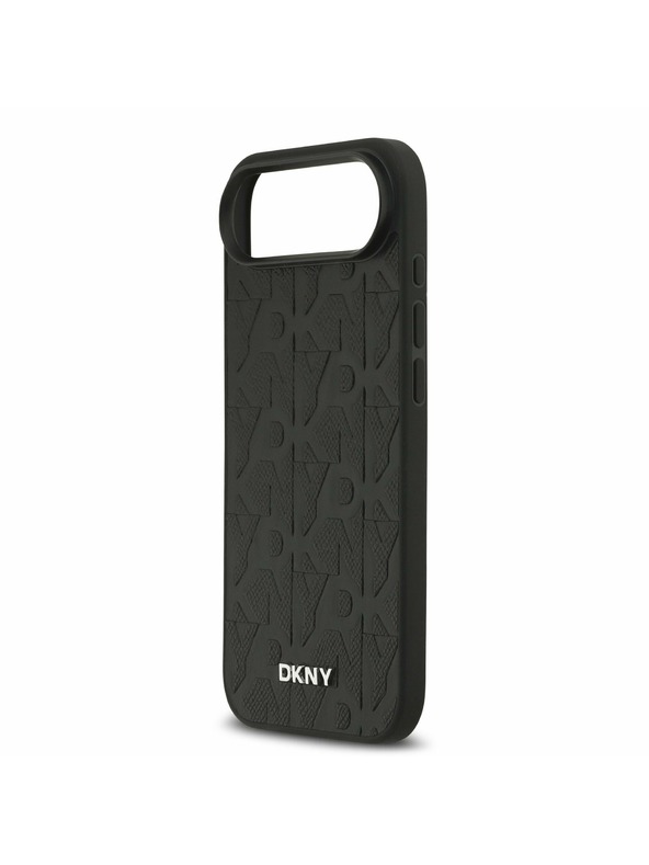 DKNY DKNY PU Leather Grid Pattern Magsafe Zadní Kryt pro iPhone Air Black