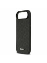 DKNY DKNY PU Leather Grid Pattern Magsafe Zadní Kryt pro iPhone Air Black