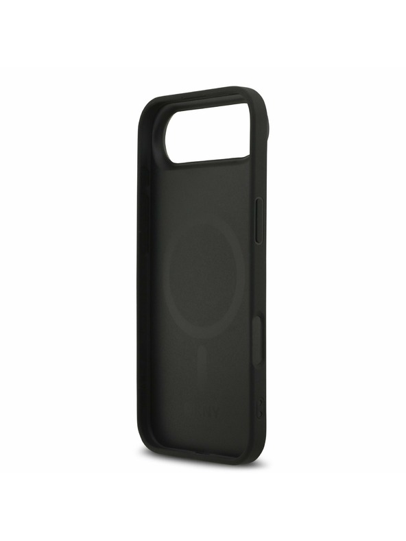 DKNY DKNY PU Leather Grid Pattern Magsafe Zadní Kryt pro iPhone Air Black