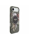 Guess Guess IML Flowers Strap MagSafe Zadní Kryt pro iPhone Air Black
