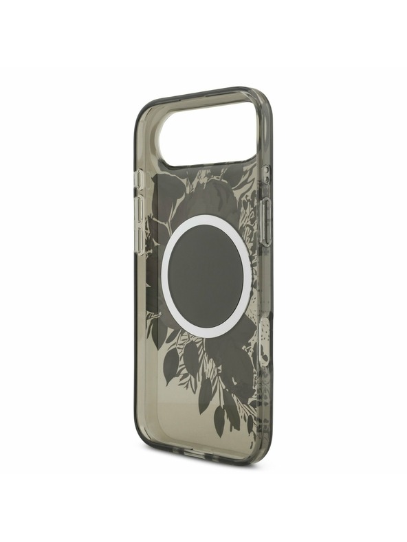 Guess Guess IML Flowers Strap MagSafe Zadní Kryt pro iPhone Air Black