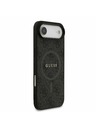 Guess Guess PU Leather 4G Colored Ring MagSafe Zadní Kryt pro iPhone Air Black