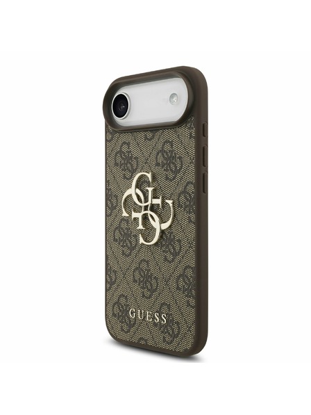 Guess Guess PU 4G Metal Logo Zadní Kryt pro iPhone Air Brown